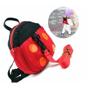 NEW Ladybug Toddler Backpack Safety Harness With Leash